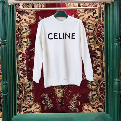 celine shirt rood wit|celine sweatshirt.